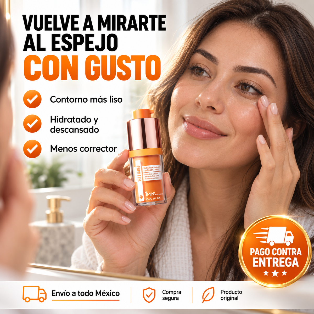 Papa Feel™ | Crema Antiarrugas Para Contorno de Ojos