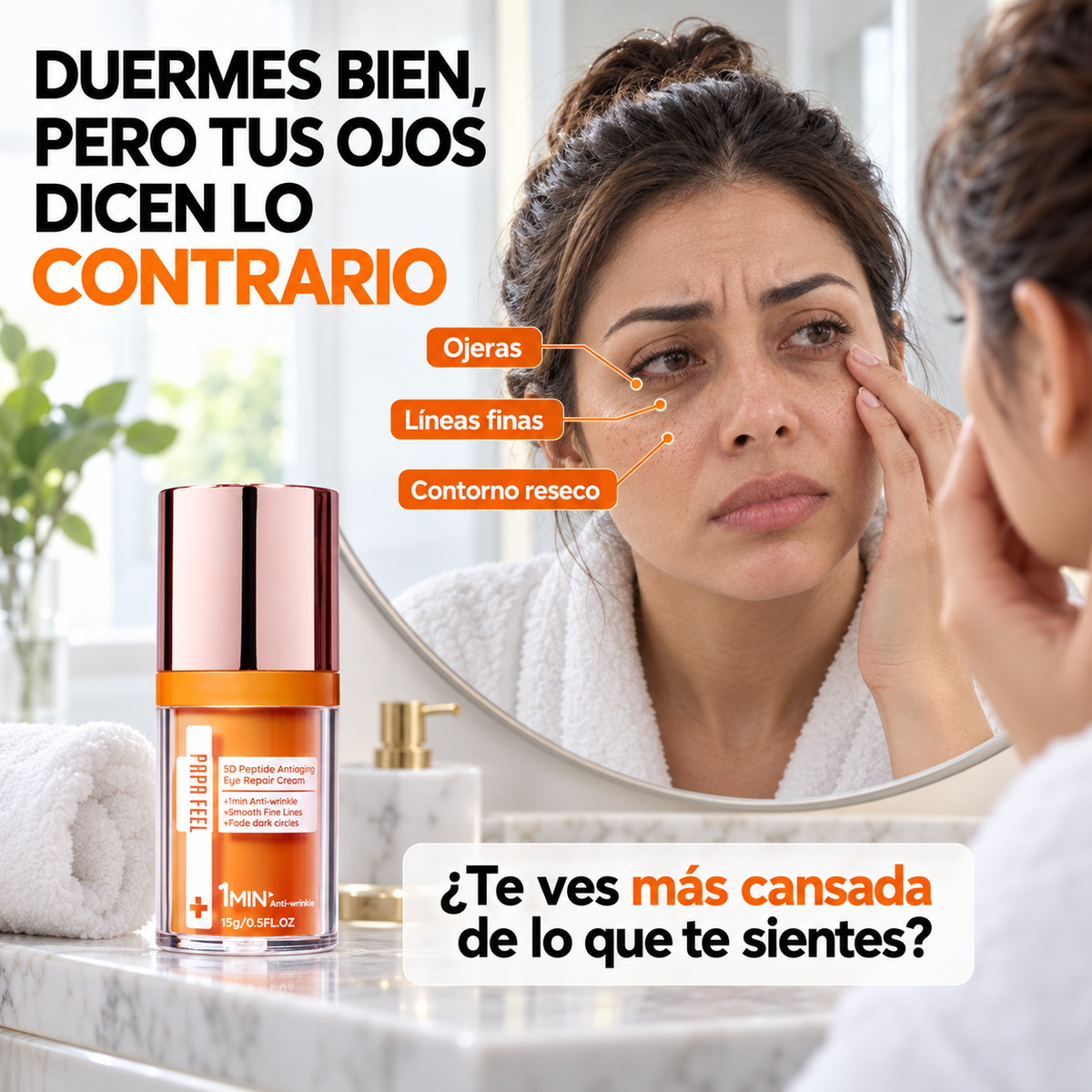 Papa Feel™ | Crema Antiarrugas Para Contorno de Ojos