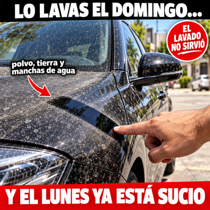 Spray Cerámico 3 en 1 | Brillo de Auto Nuevo en 5 Minutos