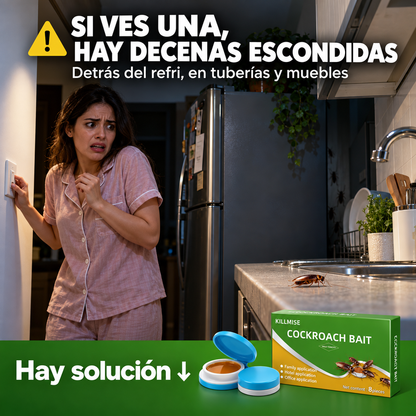 Trampas de Gel Anticucarachas | Elimina El Nido Completo