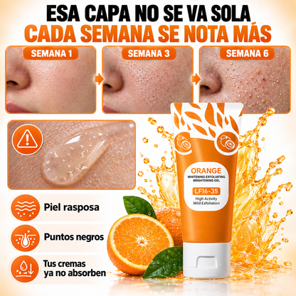 Gel Exfoliante de Naranja | Piel Luminosa Desde el Primer Uso