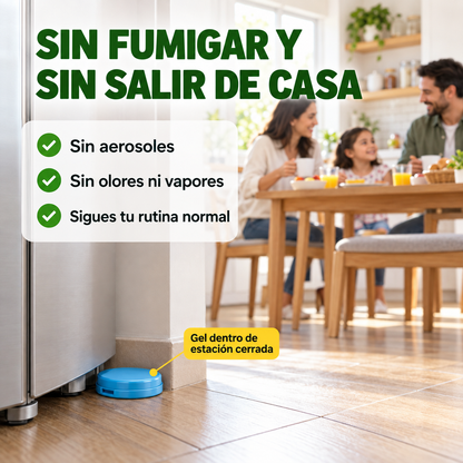 Trampas de Gel Anticucarachas | Elimina El Nido Completo