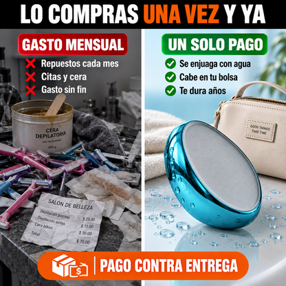 Depilador de Cristal | Piel Suave Sin Dolor en Segundos