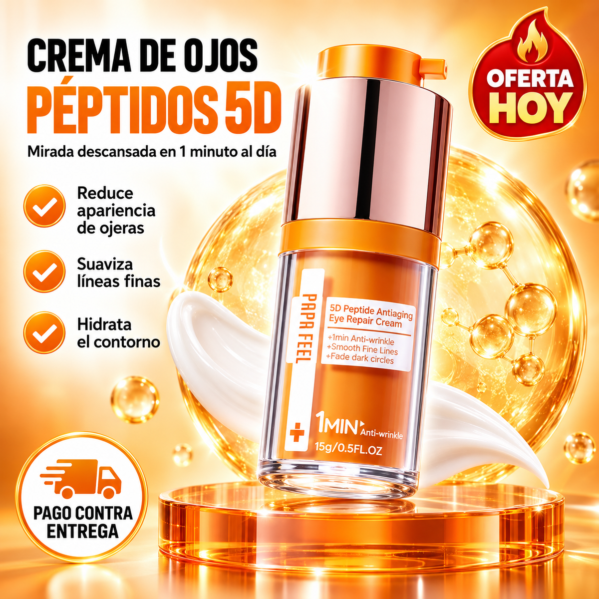 Papa Feel™ | Crema Antiarrugas Para Contorno de Ojos